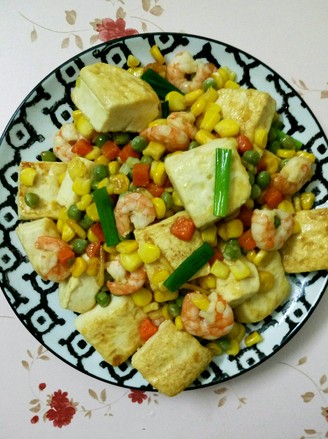 Three Fresh Shrimp Stuffed Tofu recipe