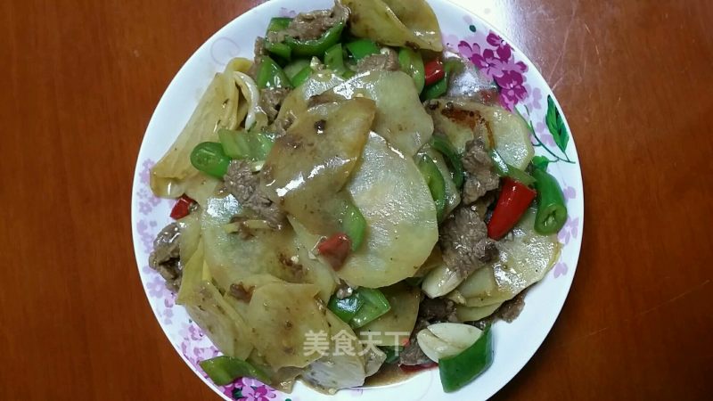 Stir-fried Beef and Potato Chips recipe