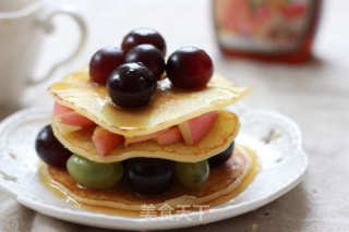 【tomato Recipe】honey Fruit Crepes-colorful and Attractive recipe