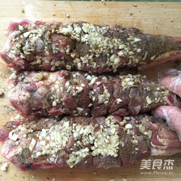 Steamed Roasted Lamb Leg recipe