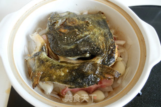 Casserole Garlic Fish Head recipe