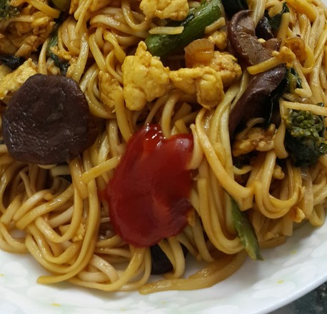 Mushroom Vegetarian Noodle recipe