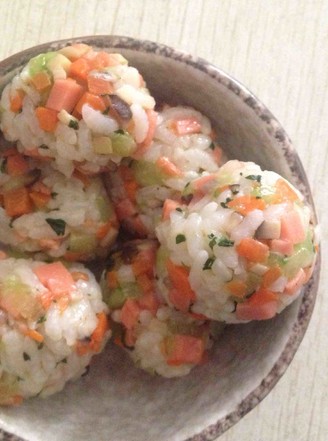 Vegetable Rice Ball recipe