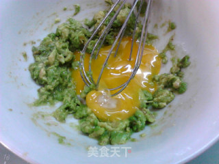 #蛋美食# Paper Cup Avocado Chiffon Cake recipe