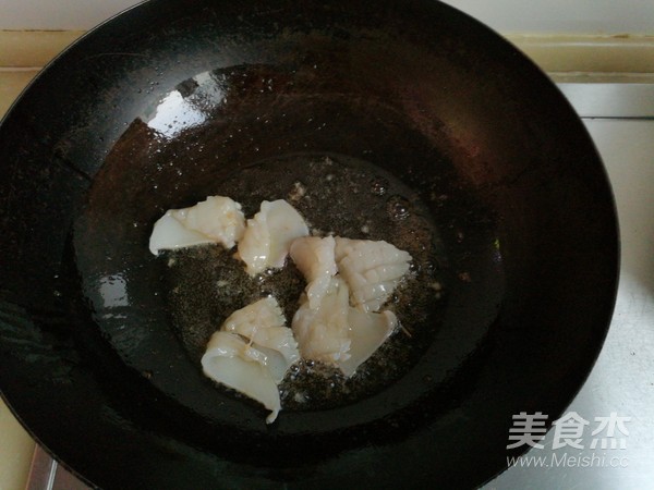 Fried Seafood with Rice Dumplings recipe