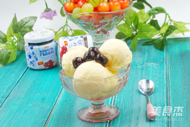 Boiled Egg Ice Cream without Glaze recipe