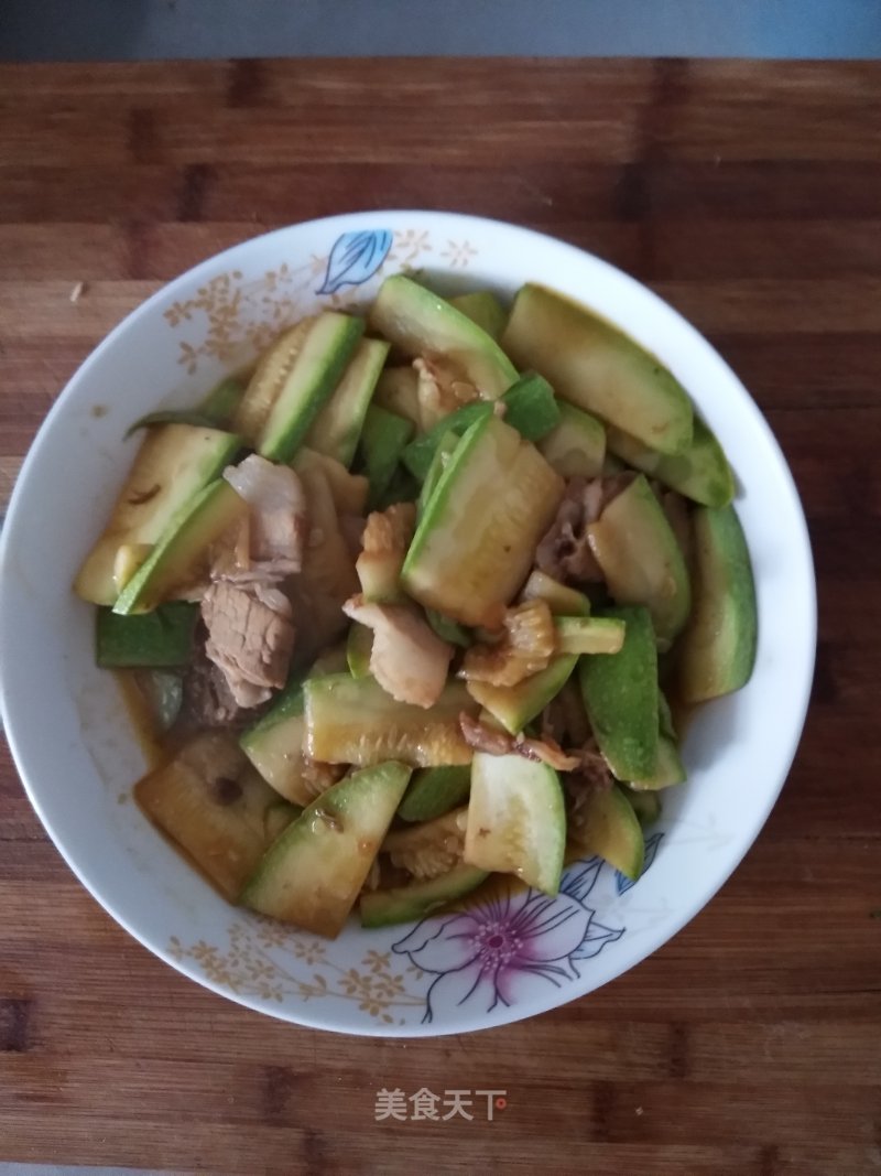 Fried Pork with Squash recipe