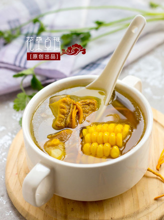 Corn Cordyceps Flower Pork Rib Soup recipe