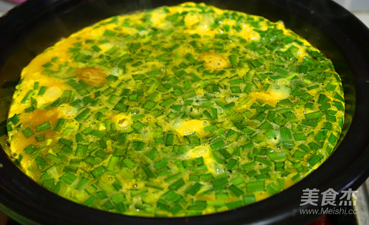 Leek Seafood Omelette recipe