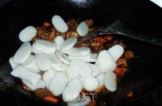 Stir-fried Rice Cake with Spicy Chicken recipe