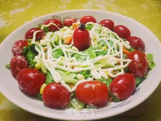 Vegetable and Fruit Salad (lazy Fast Food) recipe