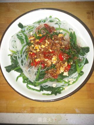 Spinach Mixed Vermicelli recipe