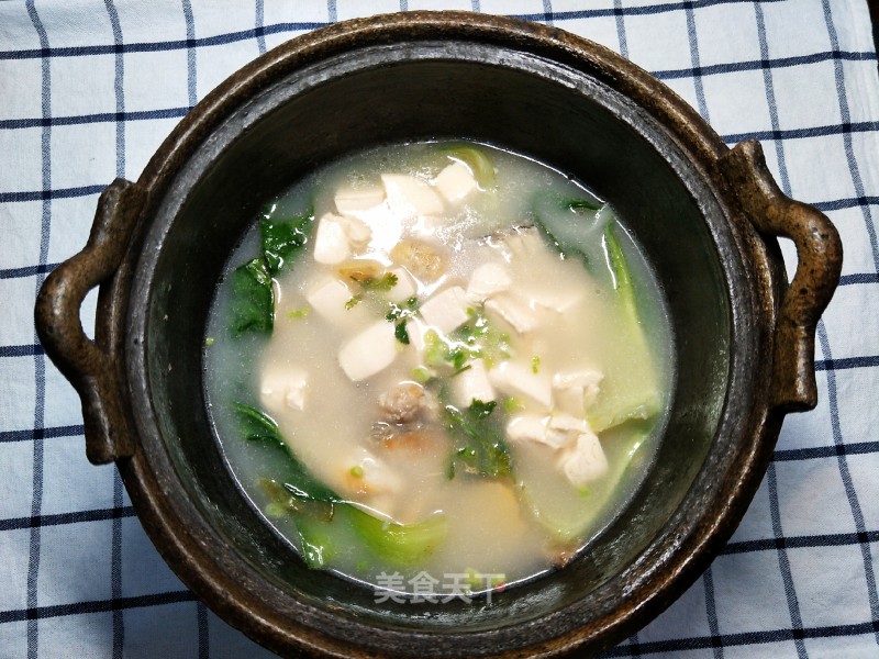 Fish Fin Tofu Soup recipe