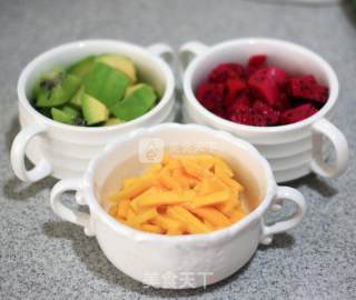 Bright and Colorful in Midsummer---fresh Fruit Mousse recipe