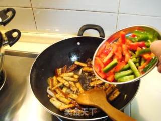 Private Dish "black Pepper Fragrant Dried Bamboo Shoots" recipe