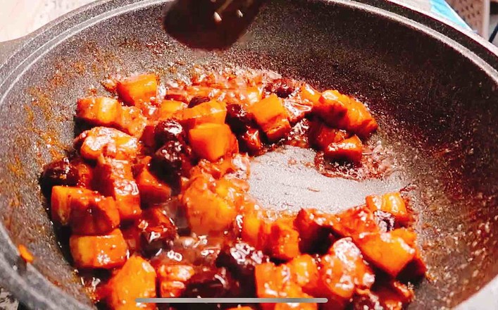 Braised Pork with Plum recipe