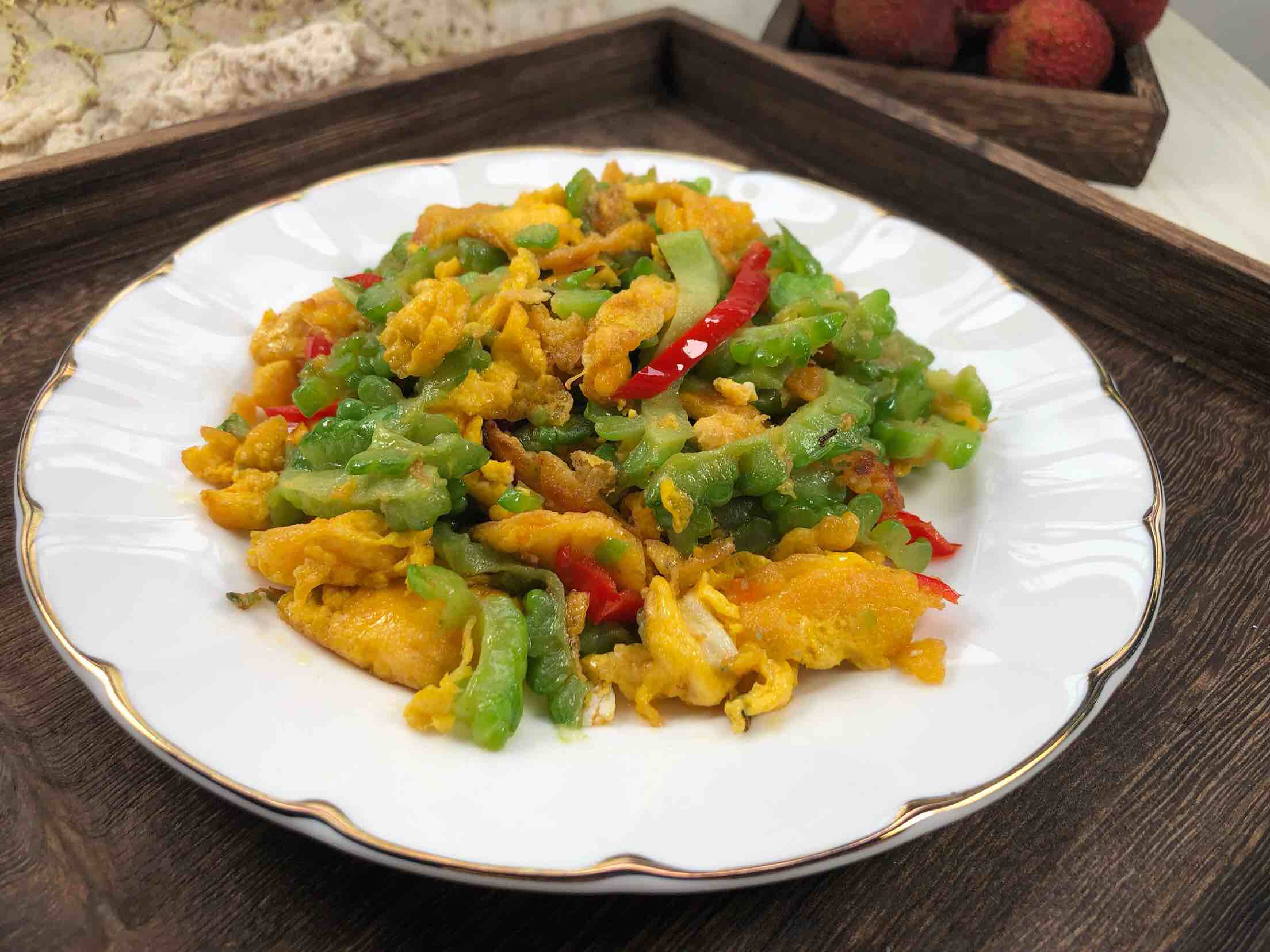 Bitter Gourd Scrambled Eggs recipe