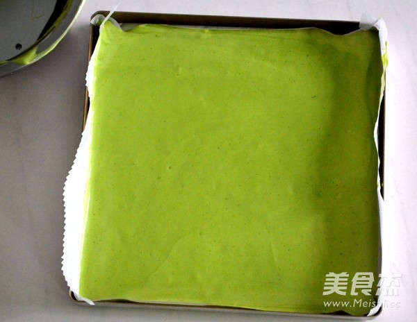 Matcha Honey Red Bean Cake Roll recipe