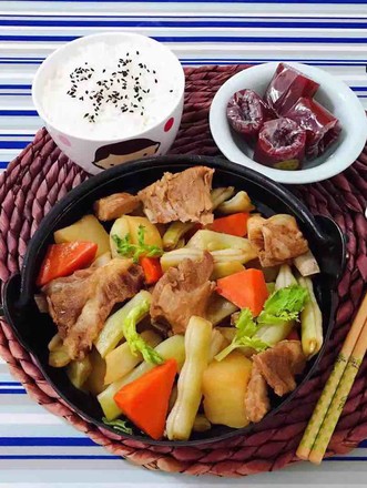 Spare Ribs and Vegetable Pot recipe