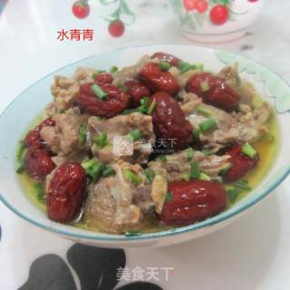 Steamed Duck with Red Dates --- Banquet Dishes recipe