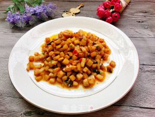 Spicy Diced King Pleurotus recipe