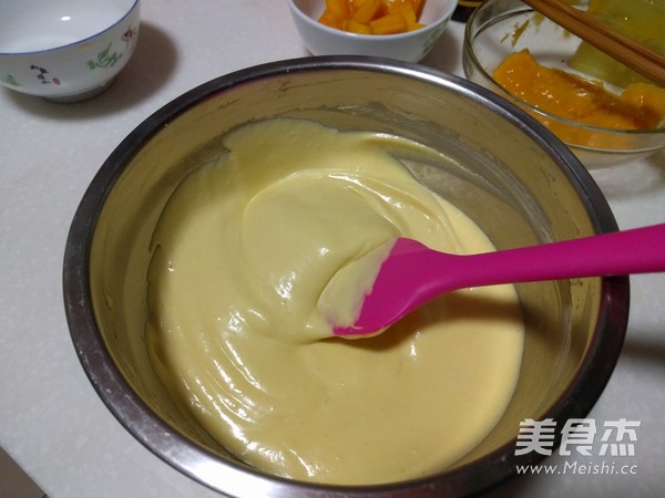 【mango Flowing Heart Mousse Cake】 recipe