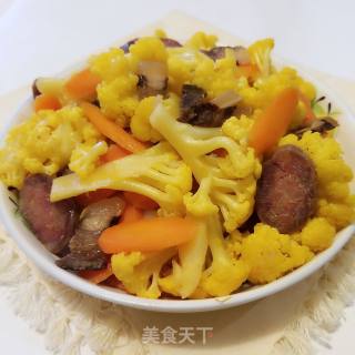 Stir-fried Yellow Cauliflower recipe