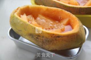 Goddess' Day & Essential Weapon-stewed Bird's Nest with Rock Sugar and Papaya recipe