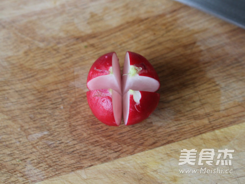 Cherry Radish with Fruit Vinegar recipe