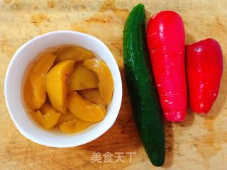 Cold Water Radish and Cucumber Shreds#凉菜# recipe