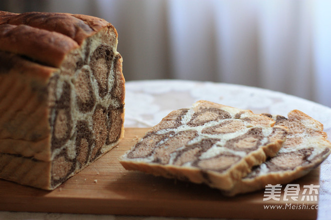 Leopard Print Toast Detailed Method Cracking recipe