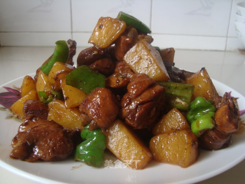 Potato Roasted Chicken Nuggets recipe