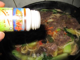 Beef Noodles with Mixed Vegetables recipe