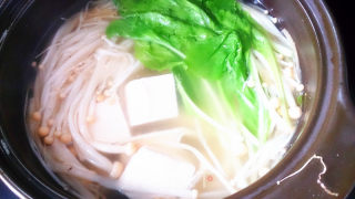 27's Cooking Diary-tofu and Enoki Mushroom Chicken Soup recipe