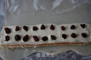 Snowy Cranberry Cake recipe