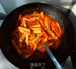 Korean Spicy Stir-fried Rice Cakes that Dogs Love recipe