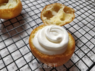 Panda Cream Puffs recipe