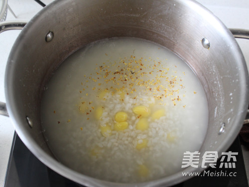 Osmanthus and Ginkgo Congee recipe