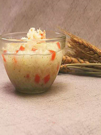 Healthy Recipes for Baby with Seafood and Vegetable Porridge recipe