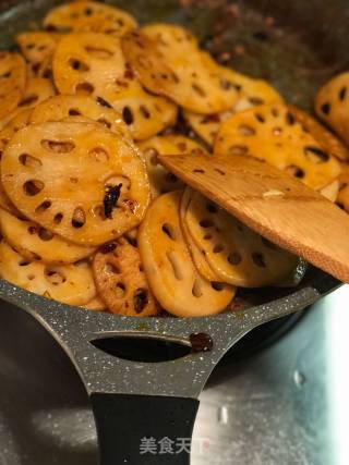 Dry Pot Lotus Root Slices recipe