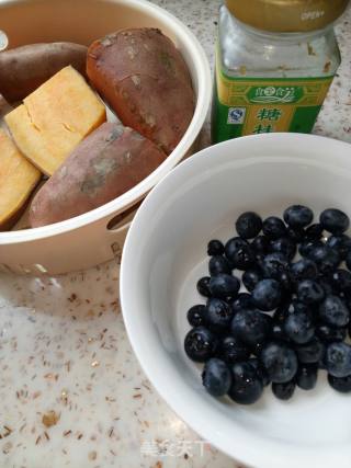 Blueberry and Sweet Potato Mashed recipe