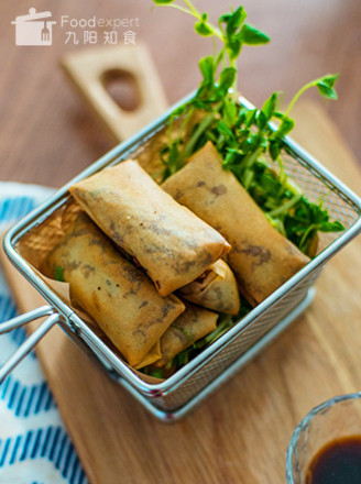 【seasonal Food】shepherd's Purse Spring Rolls recipe