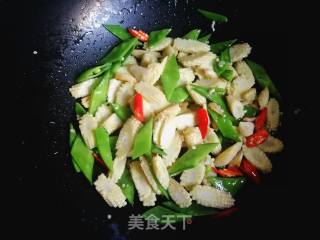 #团圆饭# Fried Corn Peas with Bamboo Shoots recipe