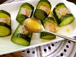 Cucumber Stuffed Meat recipe