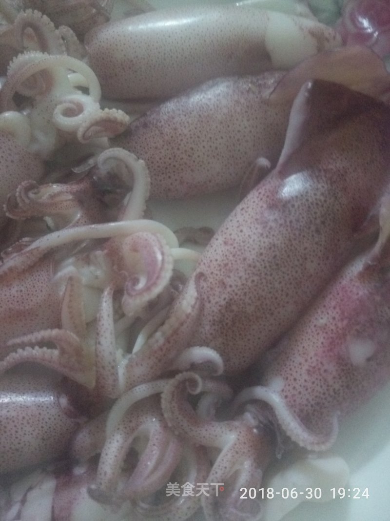 Boiled Baby Squid