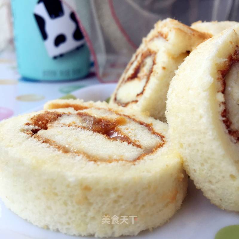 Pork Floss Cake Roll recipe