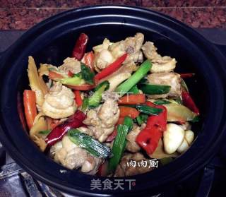 Huadiao Tender Ginger Duck Pot#肉肉厨 recipe