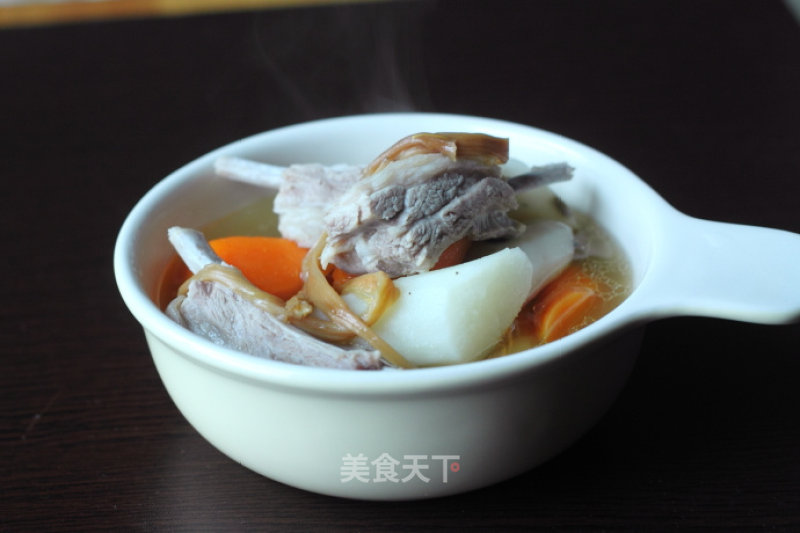 The Most Warm and Nourishing Yam Lamb Chop Soup in Autumn and Winter recipe