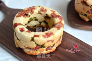 #aca烤明星大赛#bacon Chive Bagel recipe