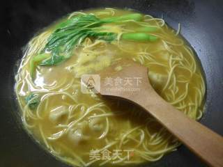 Curry Ramen Shrimp Wonton recipe